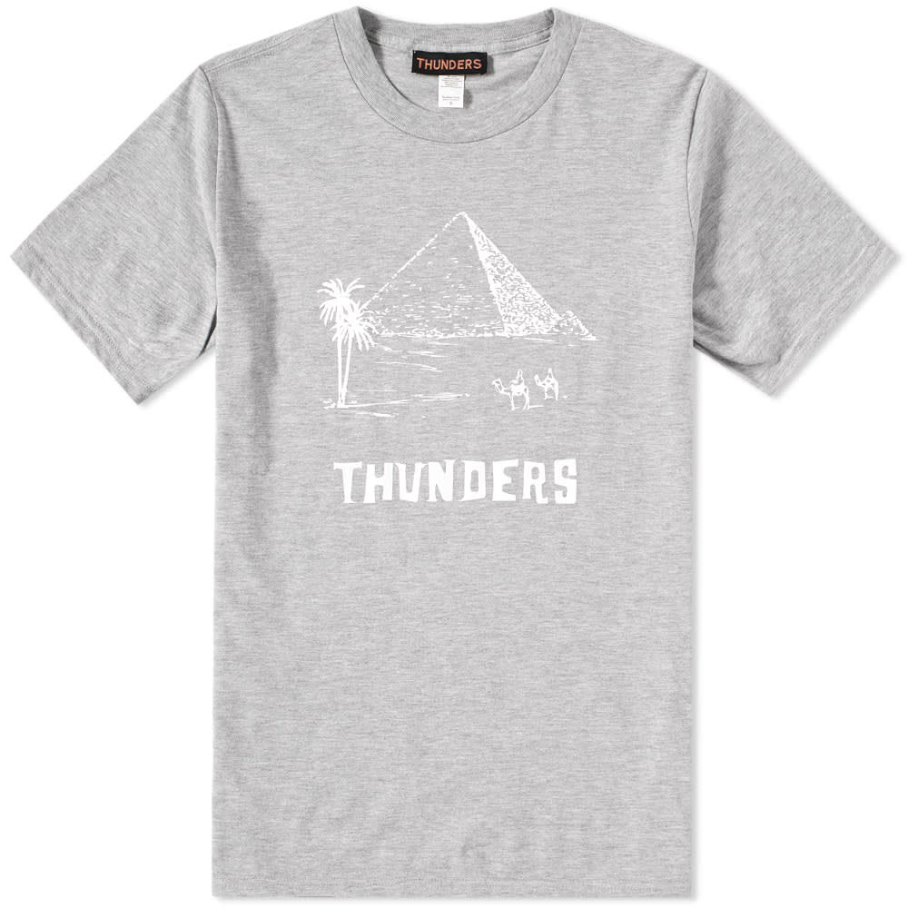 Mr Thunders Pyramid Tee Grey Marl | END. (AT)