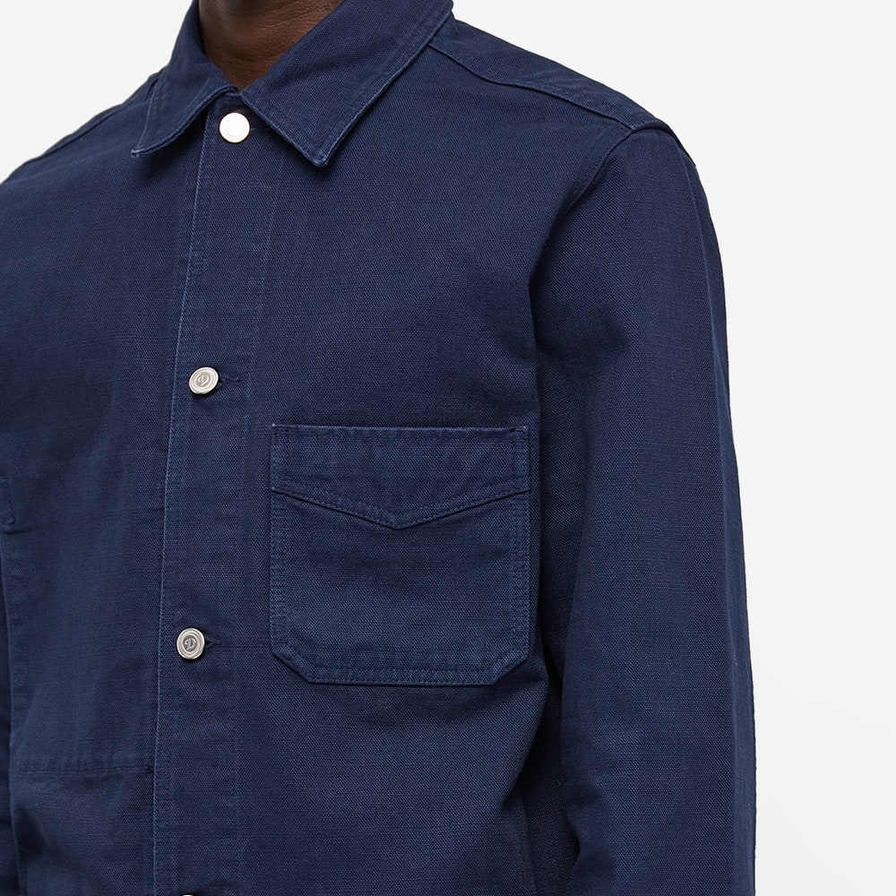 Drake's Canvas Chore Jacket Navy | END 