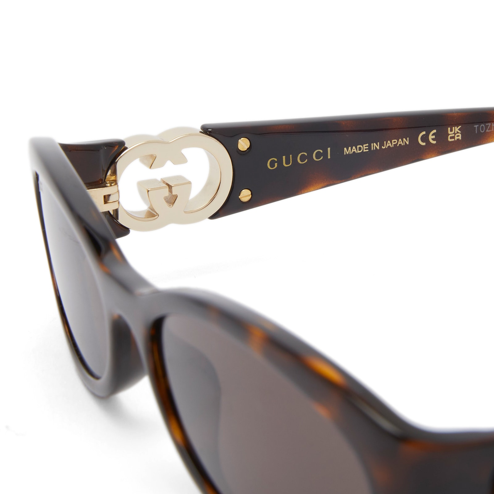 NEW Gucci GG 0763S classic Sunglasses 002 Havana Amazon.com: Gucci GG1300S Havana/Brown 55/19/145 women  main image 2