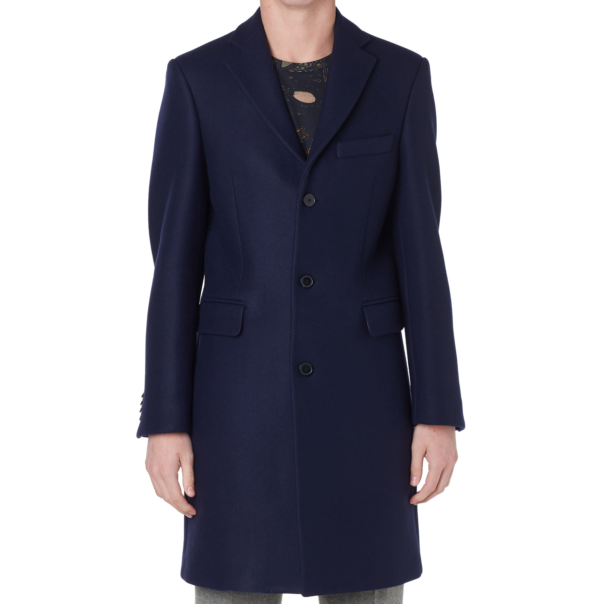 Acne navy coat clearance