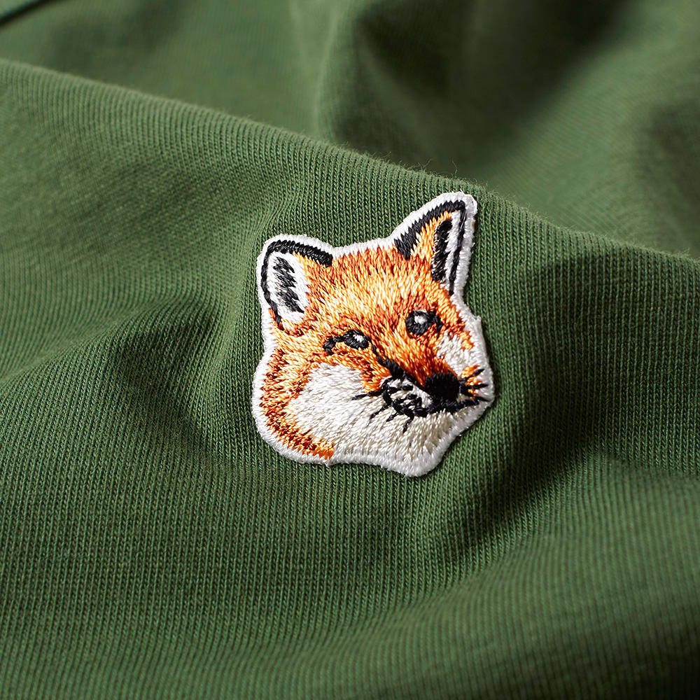 Maison Kitsuné Fox Head Patch Tee Khaki | END.