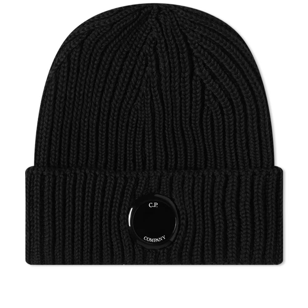 C.P. Company Lens Beanie Black | END. (HK)