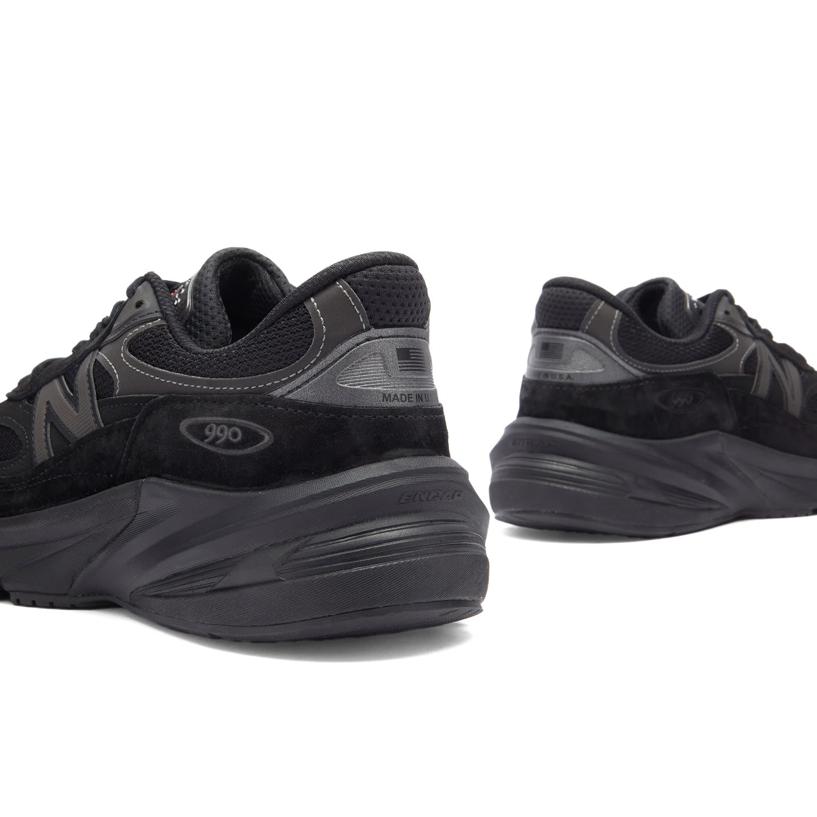 New Balance 990v6 Made In USA - Black, Black | U990BB6 | FOOTY.COM