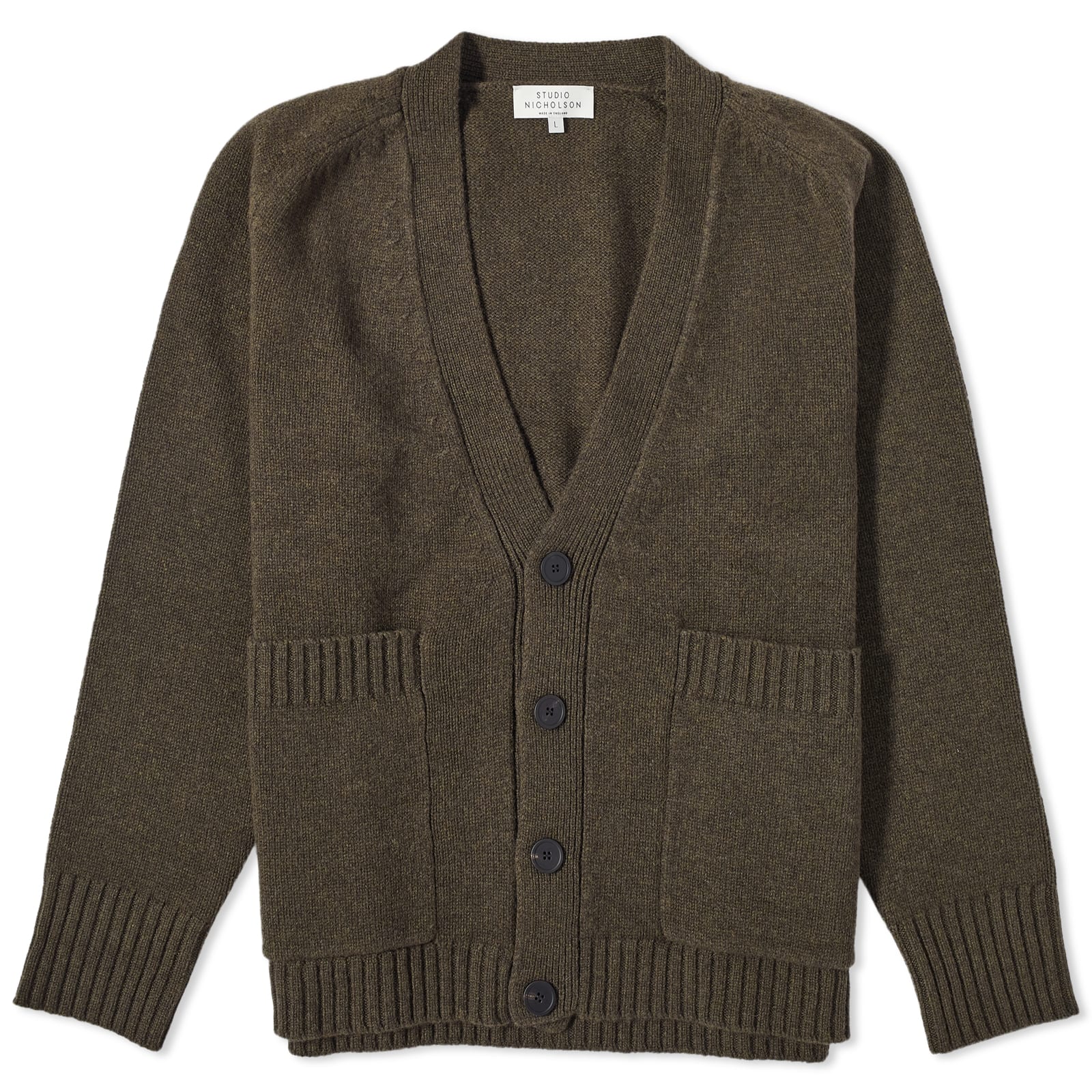 トップス STUDIO NICHOLSON ENGLISH LAMBS CARDIGAN トップス STUDIO NICHOLSON ENGLISH LAMBS CARDIGAN STUDIO NICHOLSON
