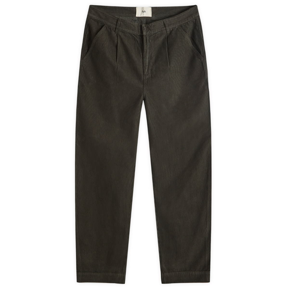 Folk Corduroy Signal Pants Black Olive Cord END. (US)