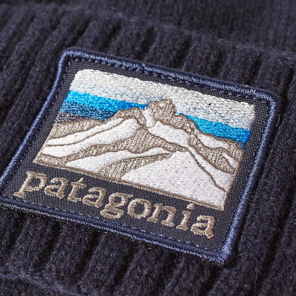 Patagonia Brodeo Beanie Line Logo Ridge Classic Navy END. (NL)