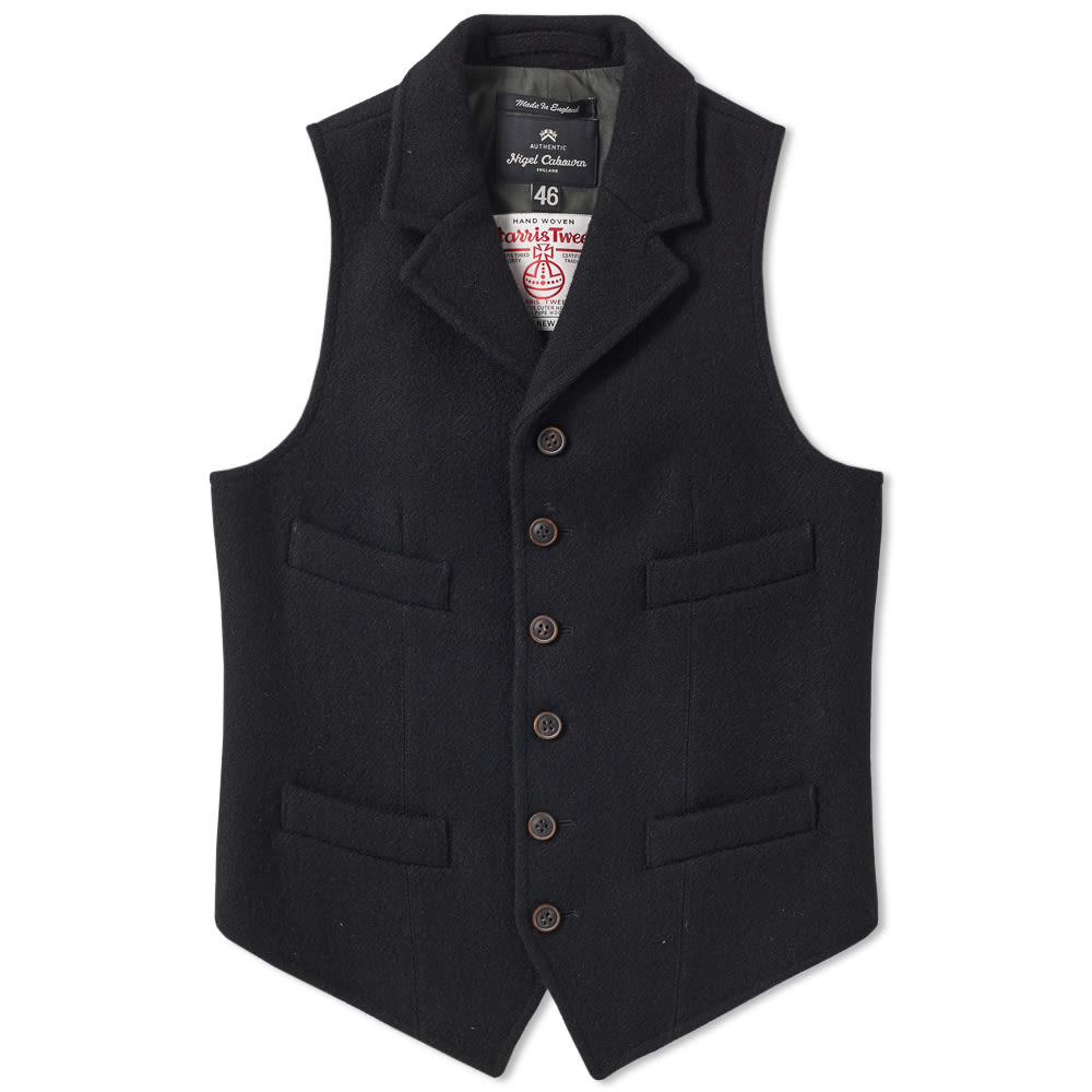 大学 兄弟割引 Cabourn Nigel Mallory (US) END. | Tweed Harris Black Vest トップス