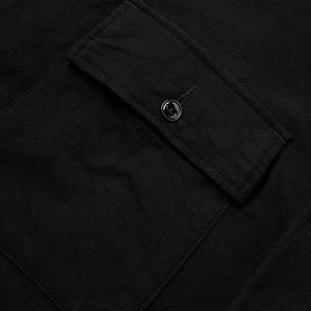 Engineered Garments Cagoule Shirt Jacket Black Cotton Flannel | END. (US)