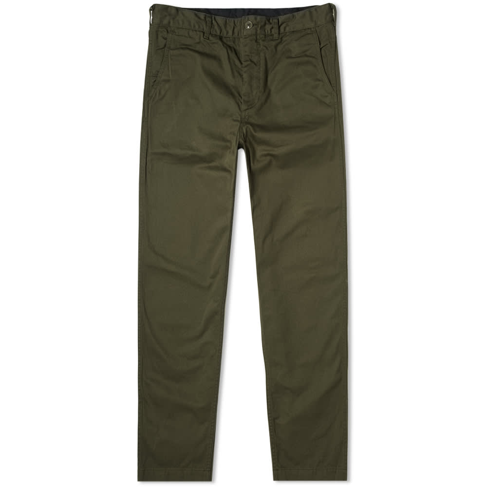 Engineered Garments Ground Chino Pant Olive Twill | END.