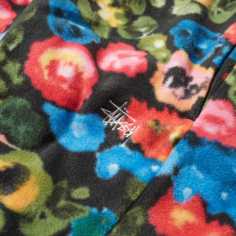 stussy floral fleece