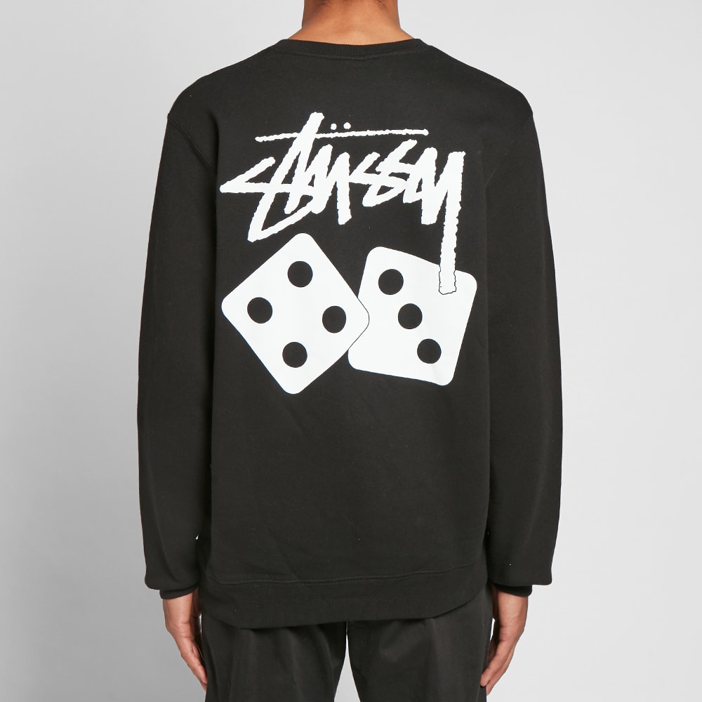 Stussy Dice Crew Sweat Black END.
