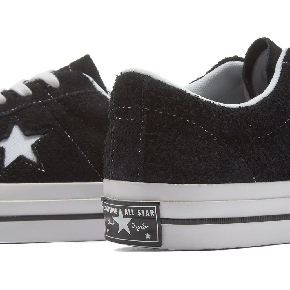 converse one star hairy suede