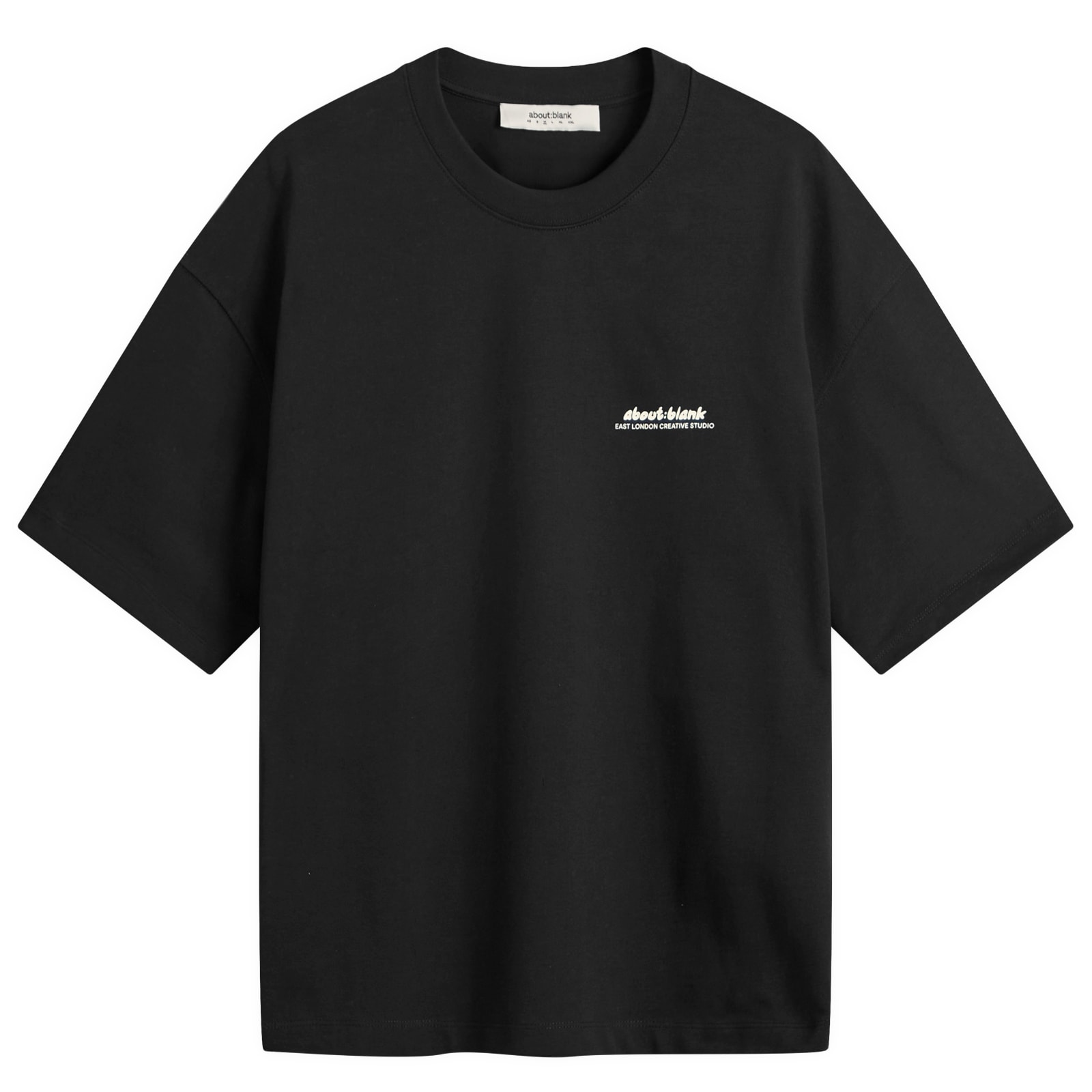 about:blank Men’s Presented by END. Zev T-Shirt Black/Oat