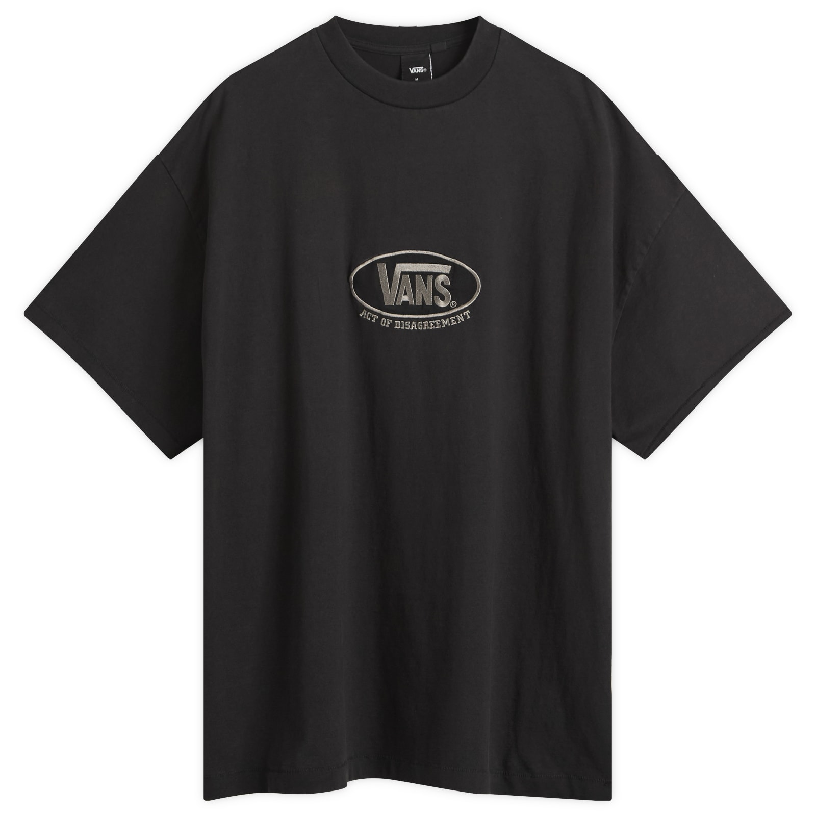 Vans Men’s x A.O.D. Oval Logo T-Shirt Washed Black