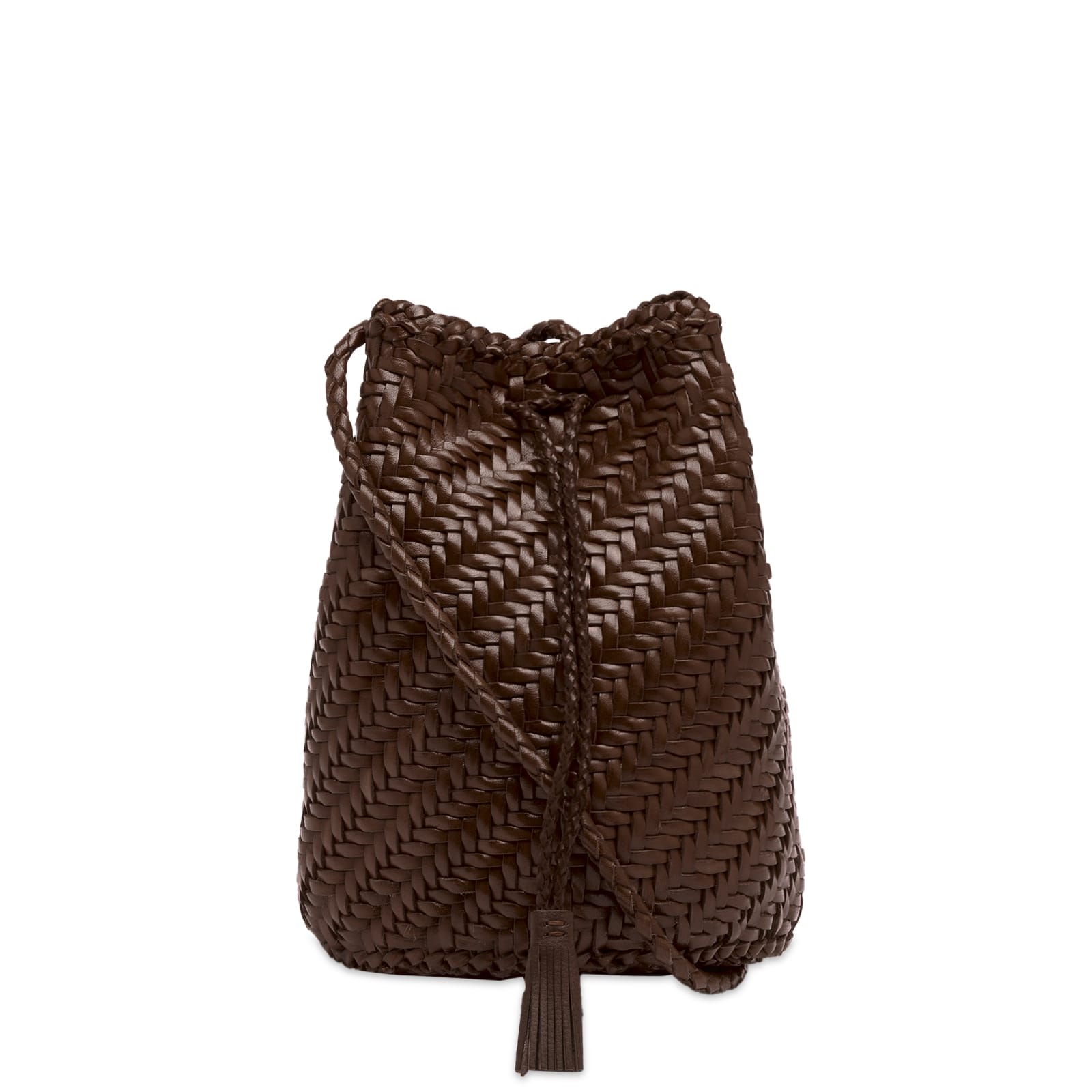 Dragon Diffusion Pompom Double Jump Bucket Bag Dark Brown END. (KR)