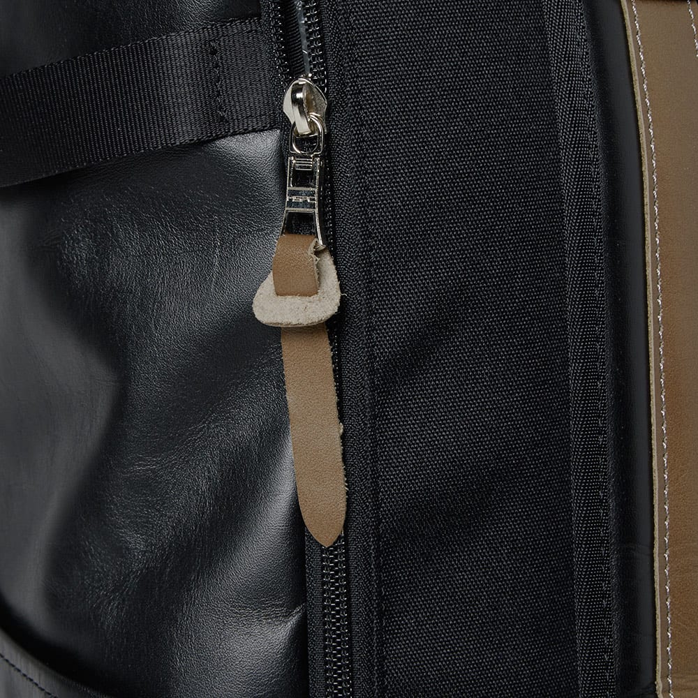 Master-Piece Leather Over Backpack Black | END.