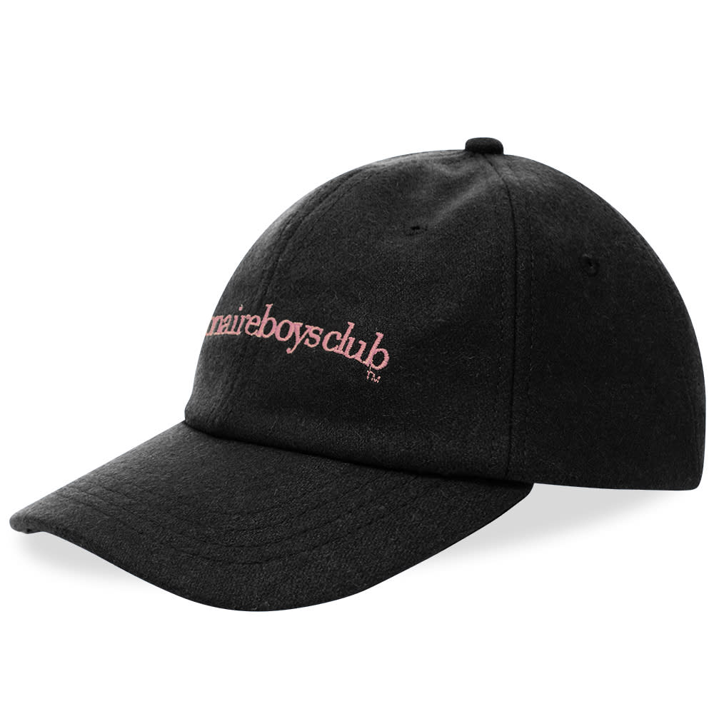 Offering a woolly take on their embroidered logo cap, Billionaire Boys Club present this slick black style. Featuring a six-panelled construction with a curved brim and adjustable back tab, the street-ready accessory is finished with the brand’s serif typeface embroidered across the front in a contrasting pink.

50% Wool, 50% Viscose
6-Panels
Curved Brim
Embroidered Eyelets
Embroidered Branding
Adjustable Back Tab