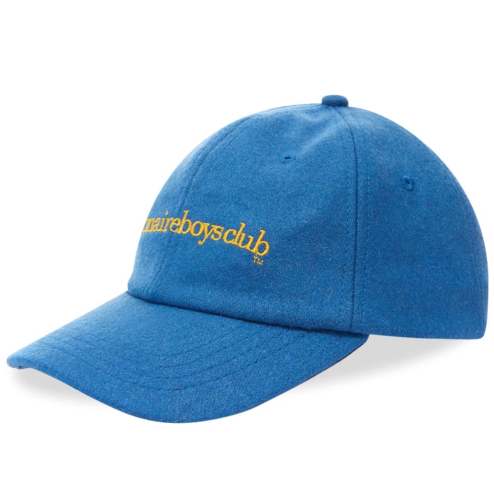 Bold and blue, Billionaire Boys Club get their embroidered cap winter-ready with this woolly rendition. Boasting a snug fit, the six-panelled construction is proudly embroidered with the brand’s serif typeface across the front, oozing street-savvy cool.

50% Wool, 50% Viscose
6-Panels
Curved Brim
Embroidered Eyelets
Embroidered Branding
Adjustable Back Tab