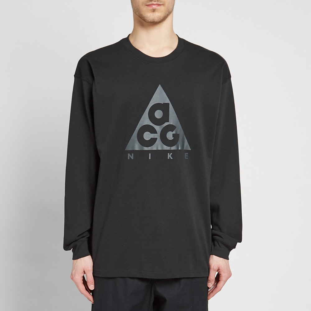 Nike acg long sleeve black clearance