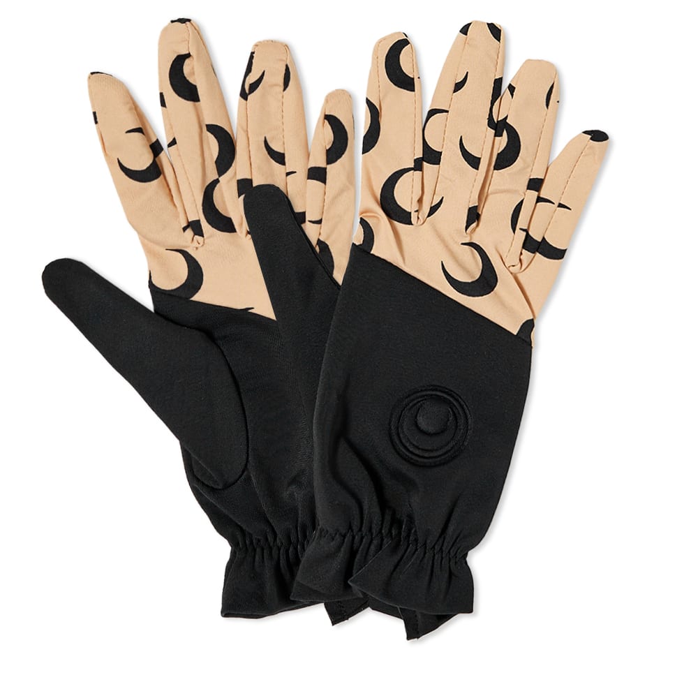 新品！【MARINE SERRE】COLOR BLOCK MOON GLOVES Buy Marine Serre Color Block Moon Logo Print Gloves 'Black