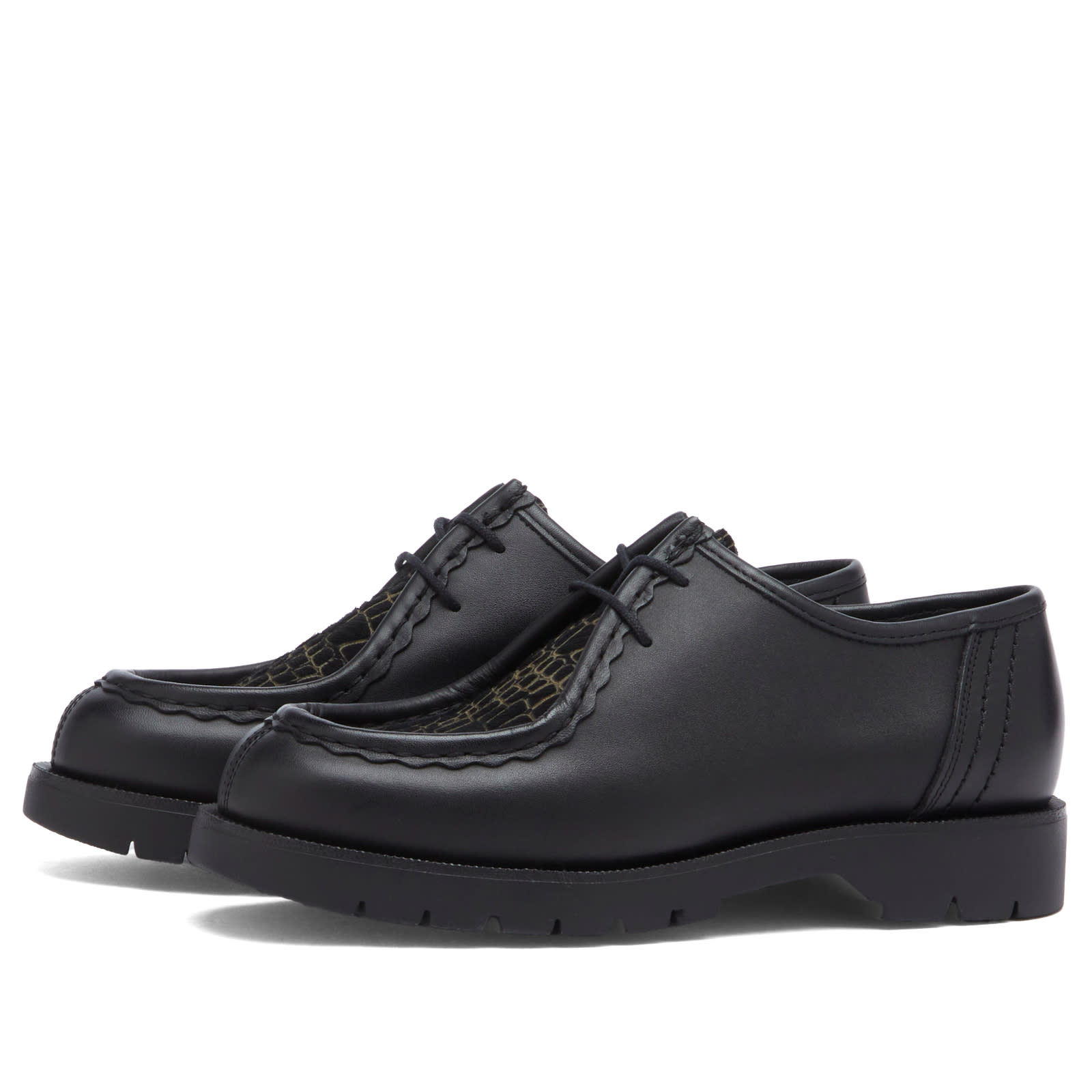 KLEMAN Men's Padrini Croc Shoe Black - Curated Menswear
