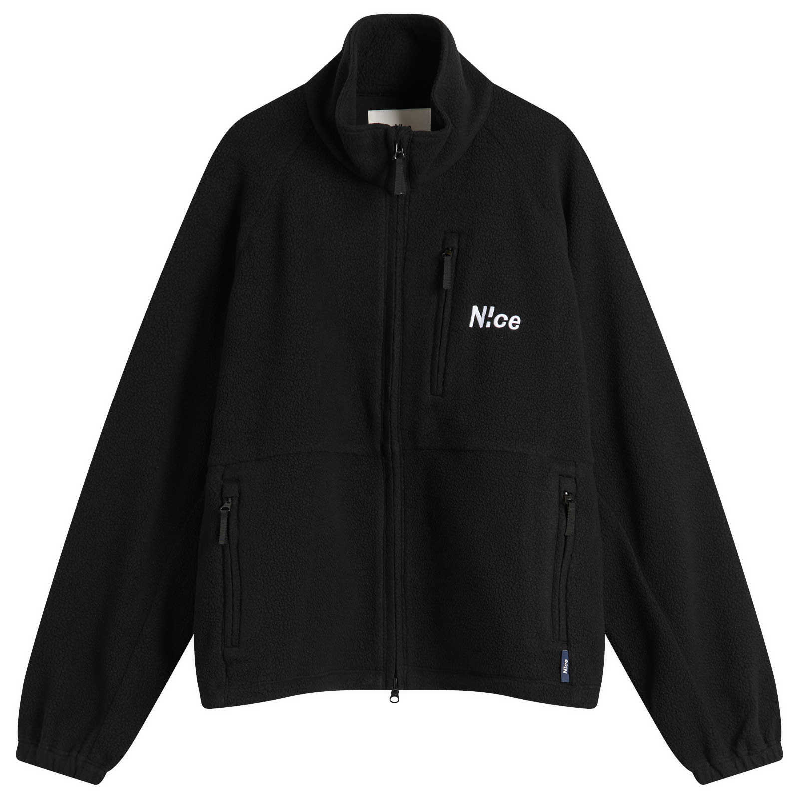 N!CE Men’s POLARTEC® Fleece Jacket Black