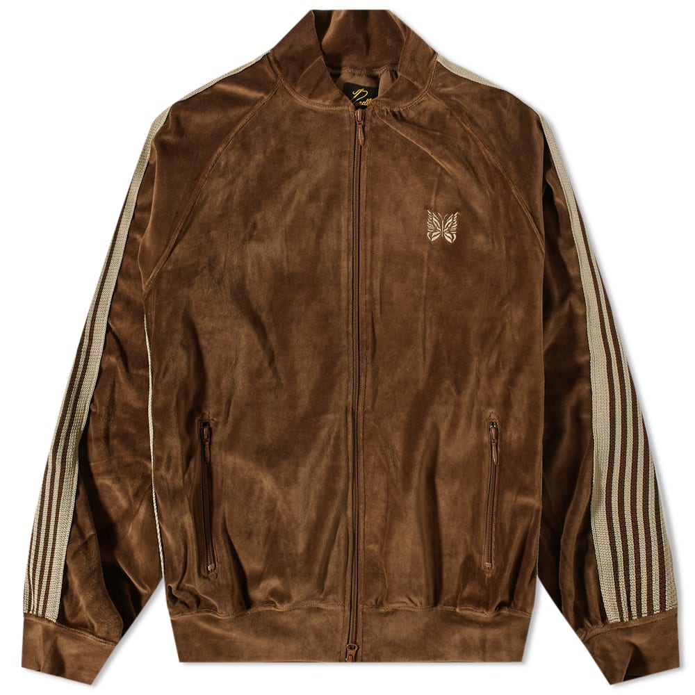 Needles Velour Track Jacket Brown | END.