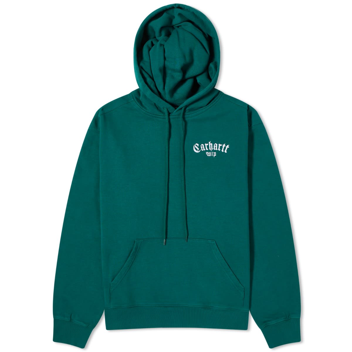 【Carhartt】HOODED ONYX SCRIPT SWEATSHIR R5394 Carhartt WIP Hooded Onyx Script Sweat Green | BSTN Store