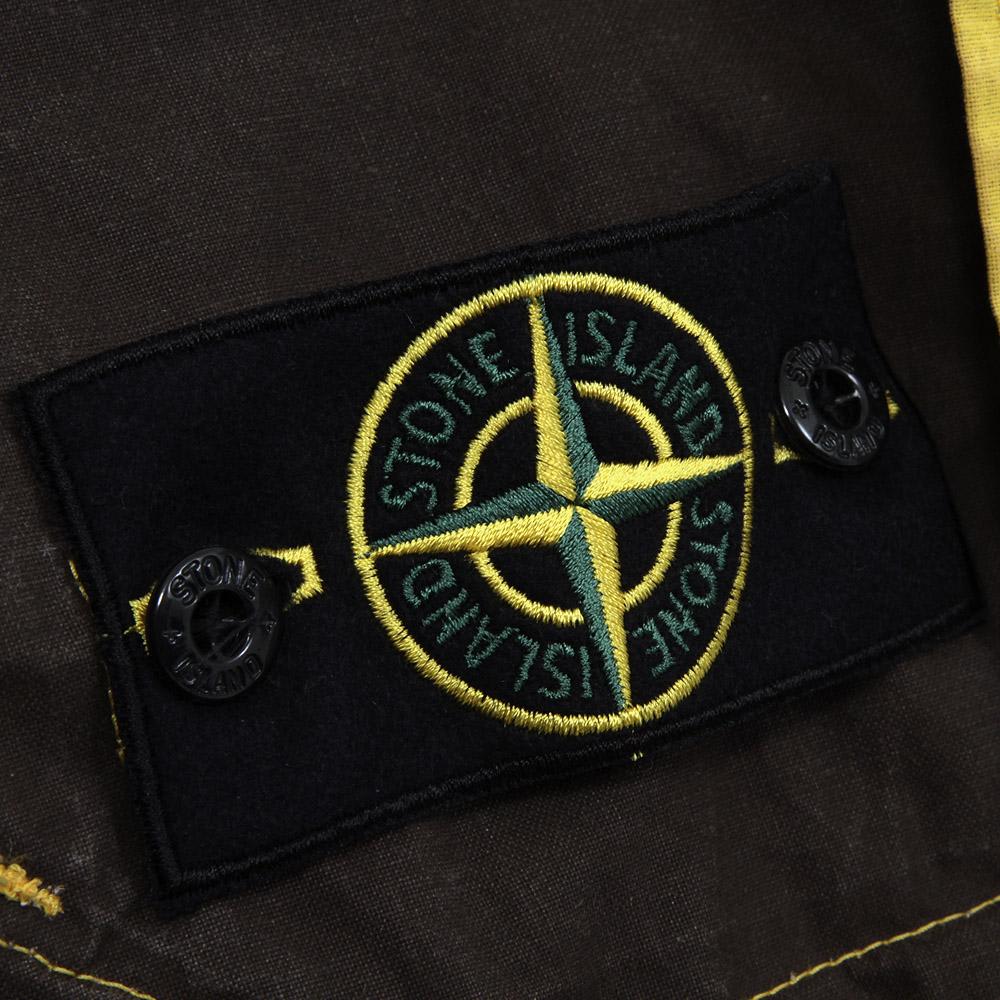 Stone Island Tela Stella Hooded Jacket Yellow | END. (US)