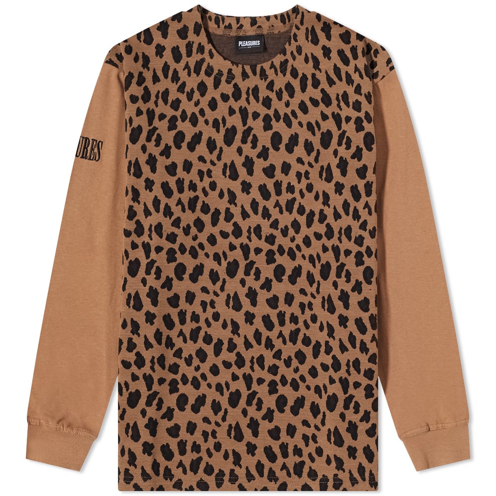PLEASURES Long Sleeve Vices Leopard 