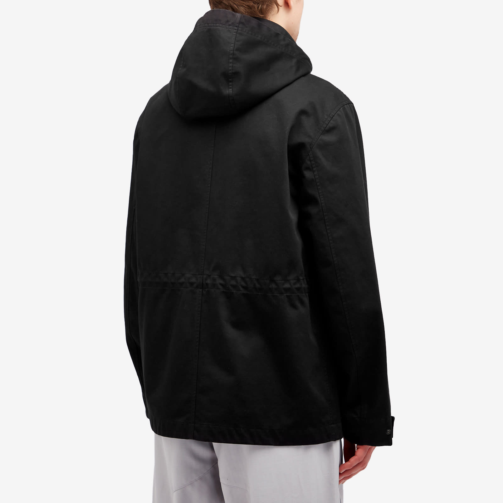 Stone Island Men's Raso Gommato 3L Field Jacket Black