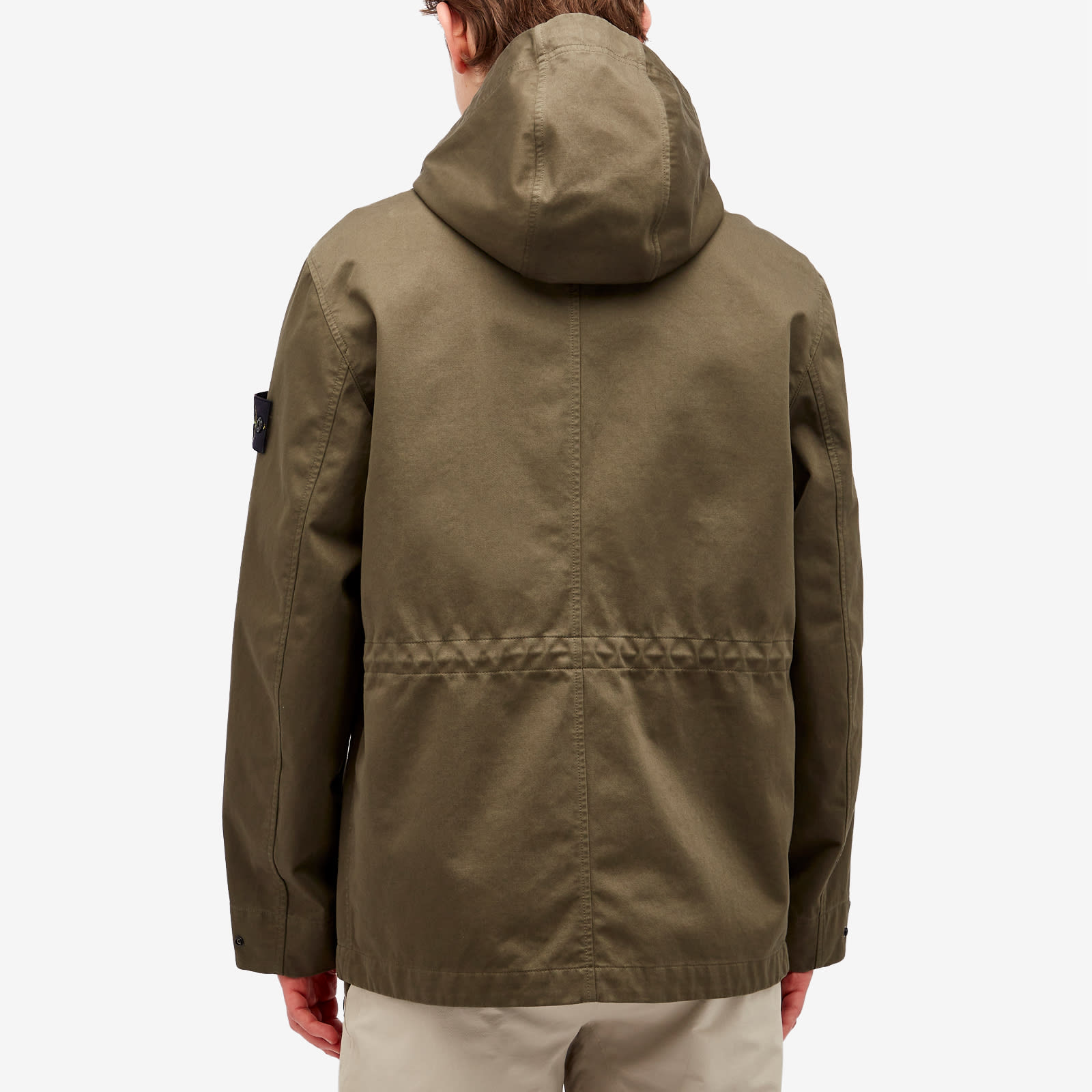 Stone Island Men's Raso Gommato 3L Field Jacket Military Green