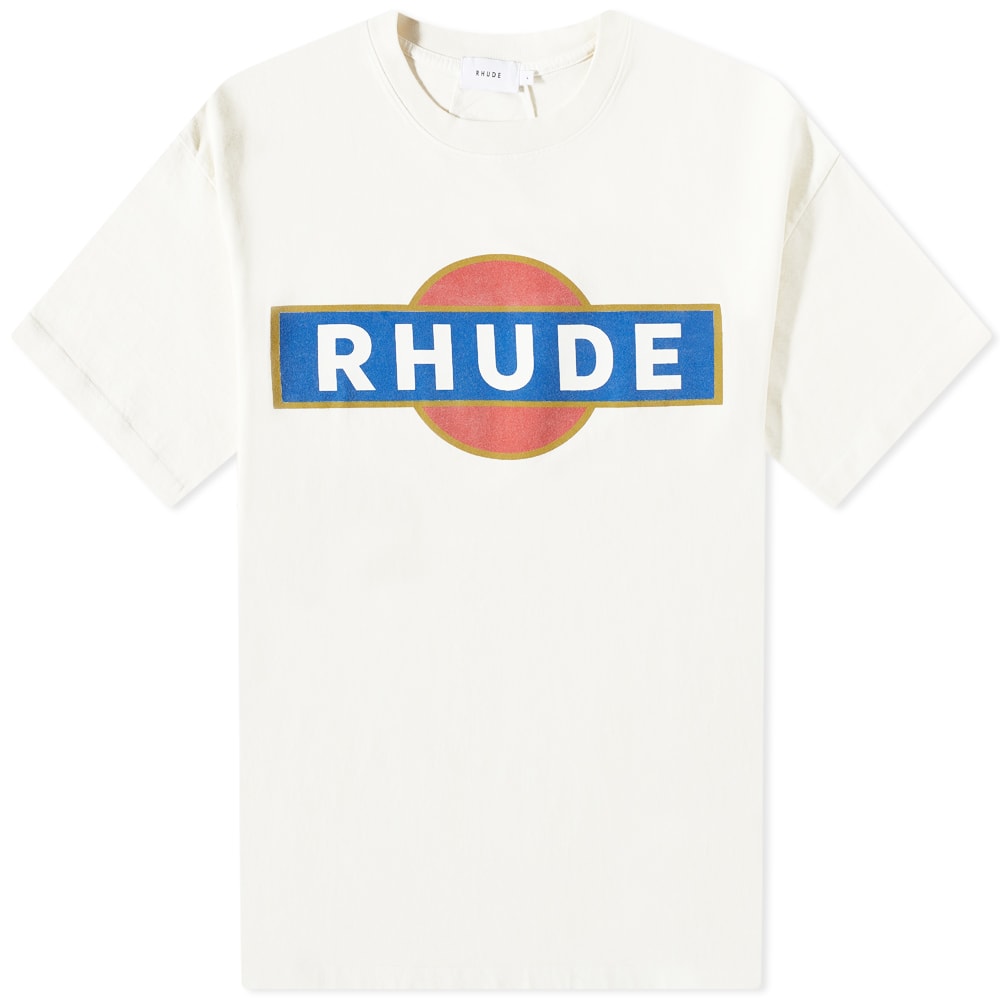【関税込み】Rhude オフホワイト Vintage Racer フーディ Rhude Vintage Racer Logo T-Shirt Vtg White | END. (DE)
