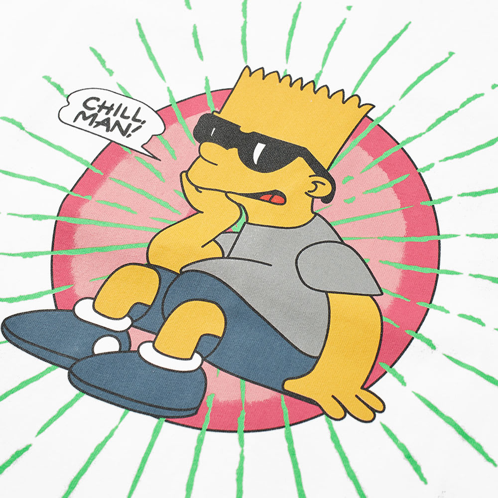 Off White Bart Diagonals Glasses Skinny Tee White End