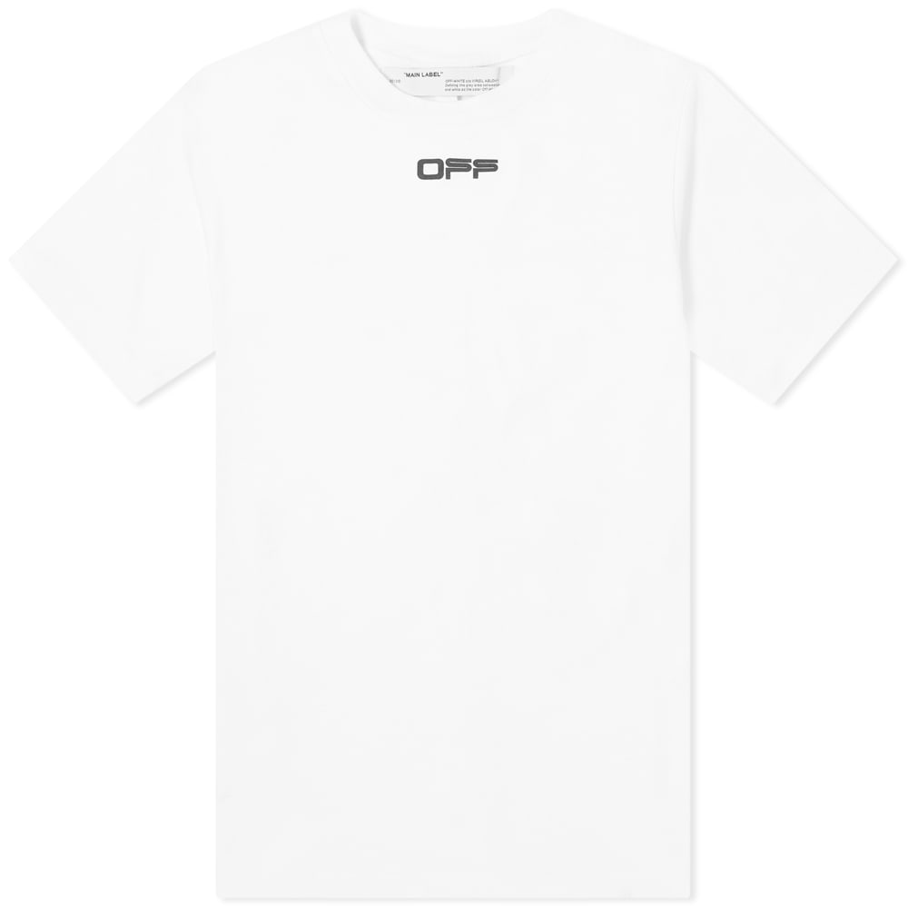 off white tape tee
