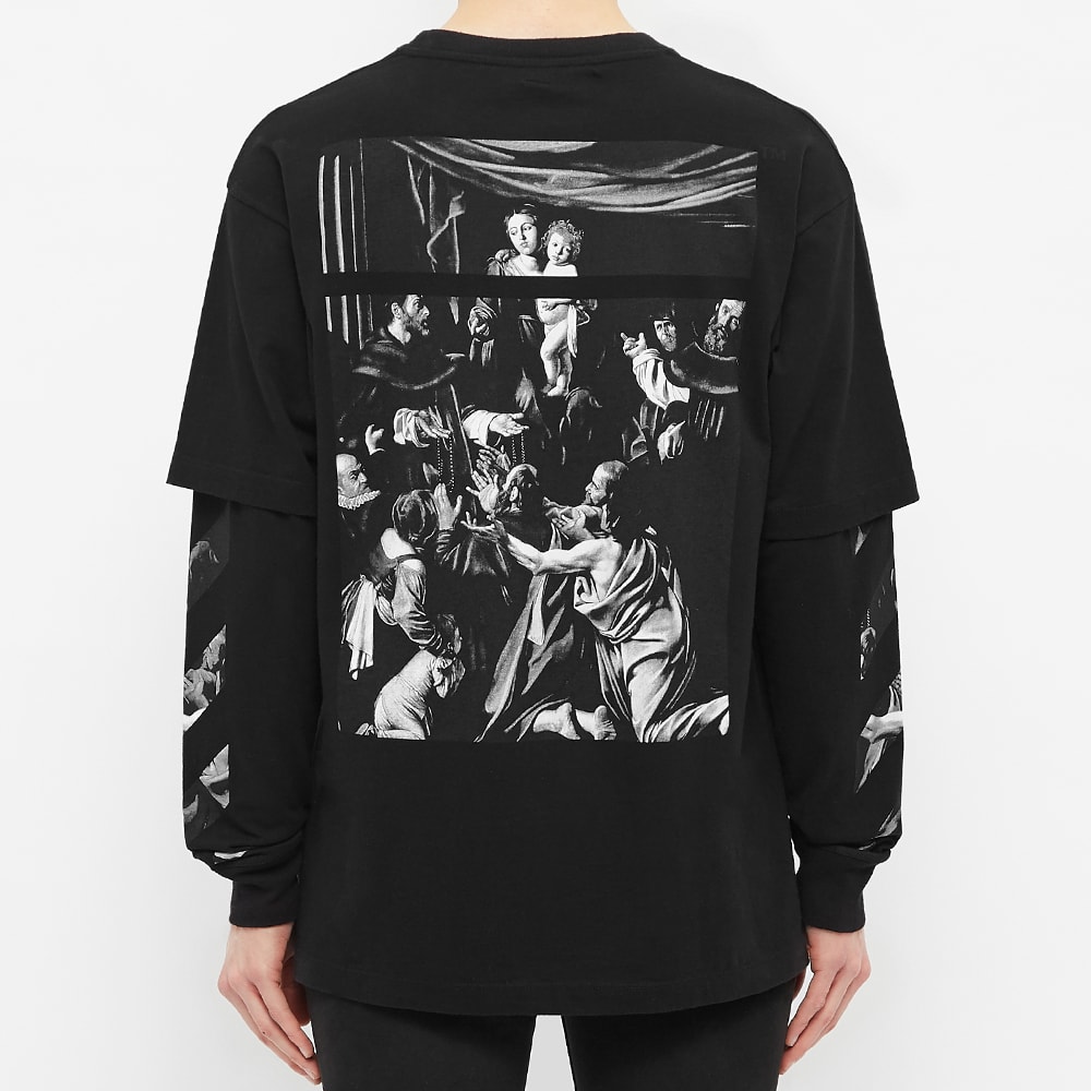 off white caravaggio square tee