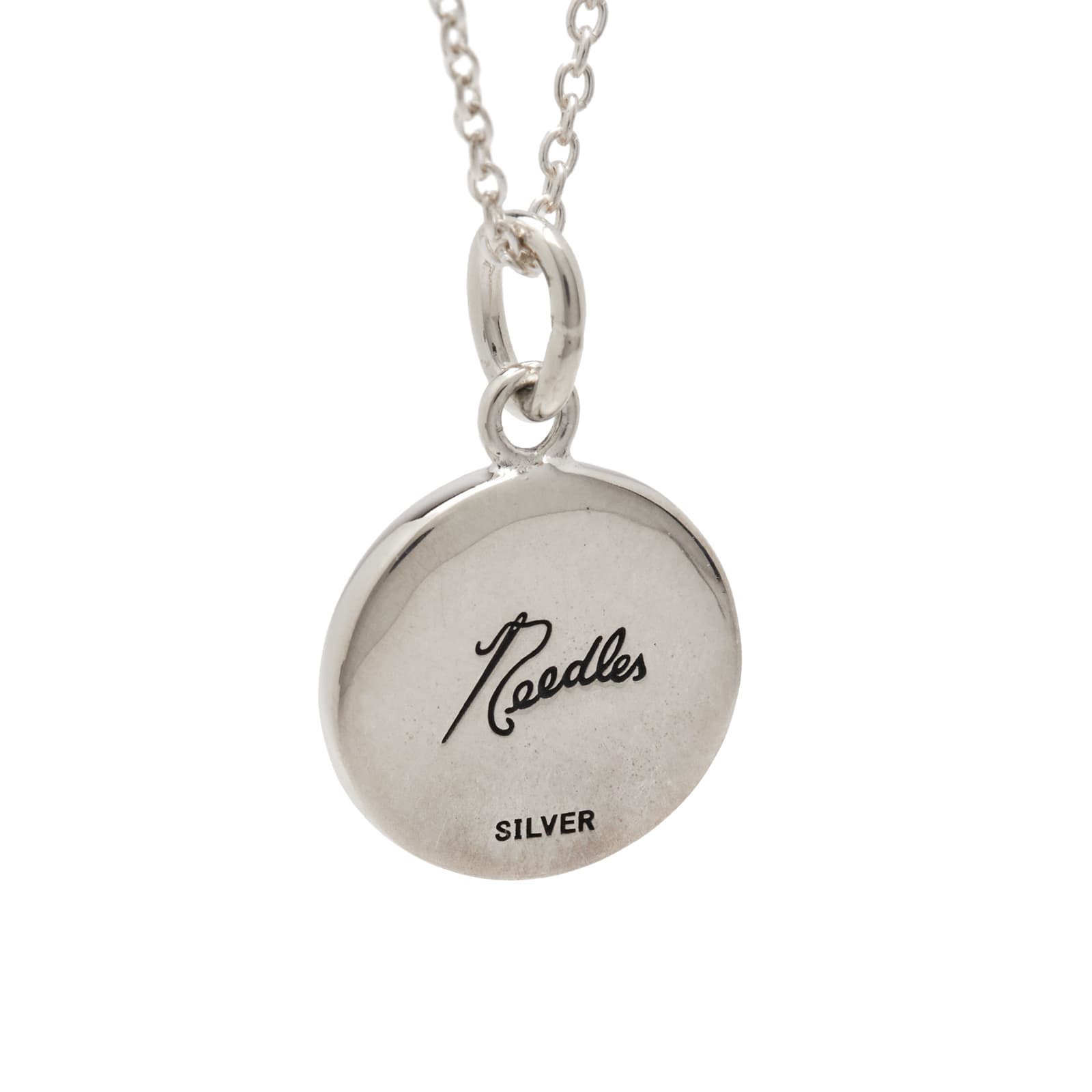 NEEDLES｜ (Pendant 925 Silver - Peace (QV017)) Needles Men's Peace Pendant in 925 Silver Needles