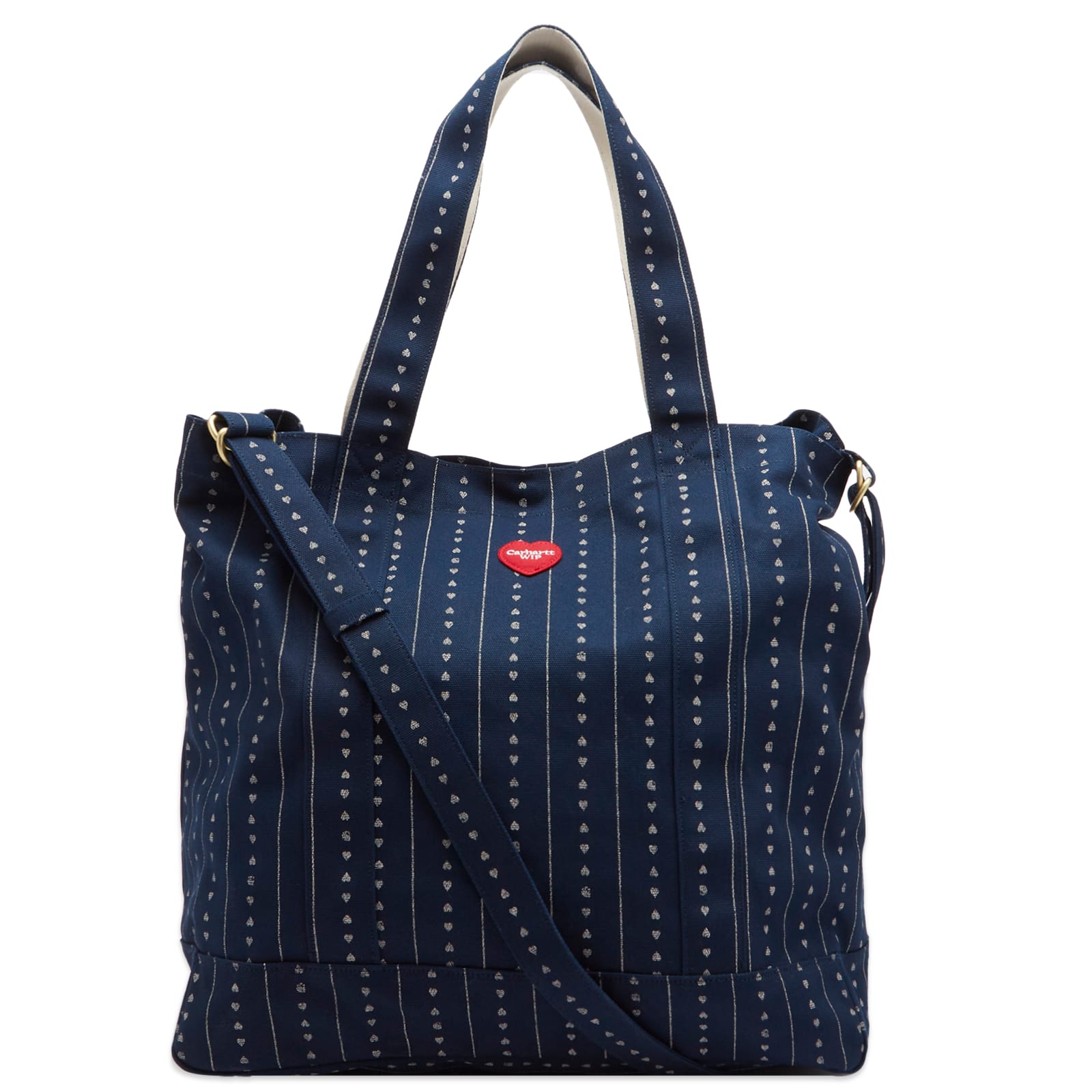 Carhartt WIP Drew Tote Bag Ink & Natural Pinstripe | END. (US)