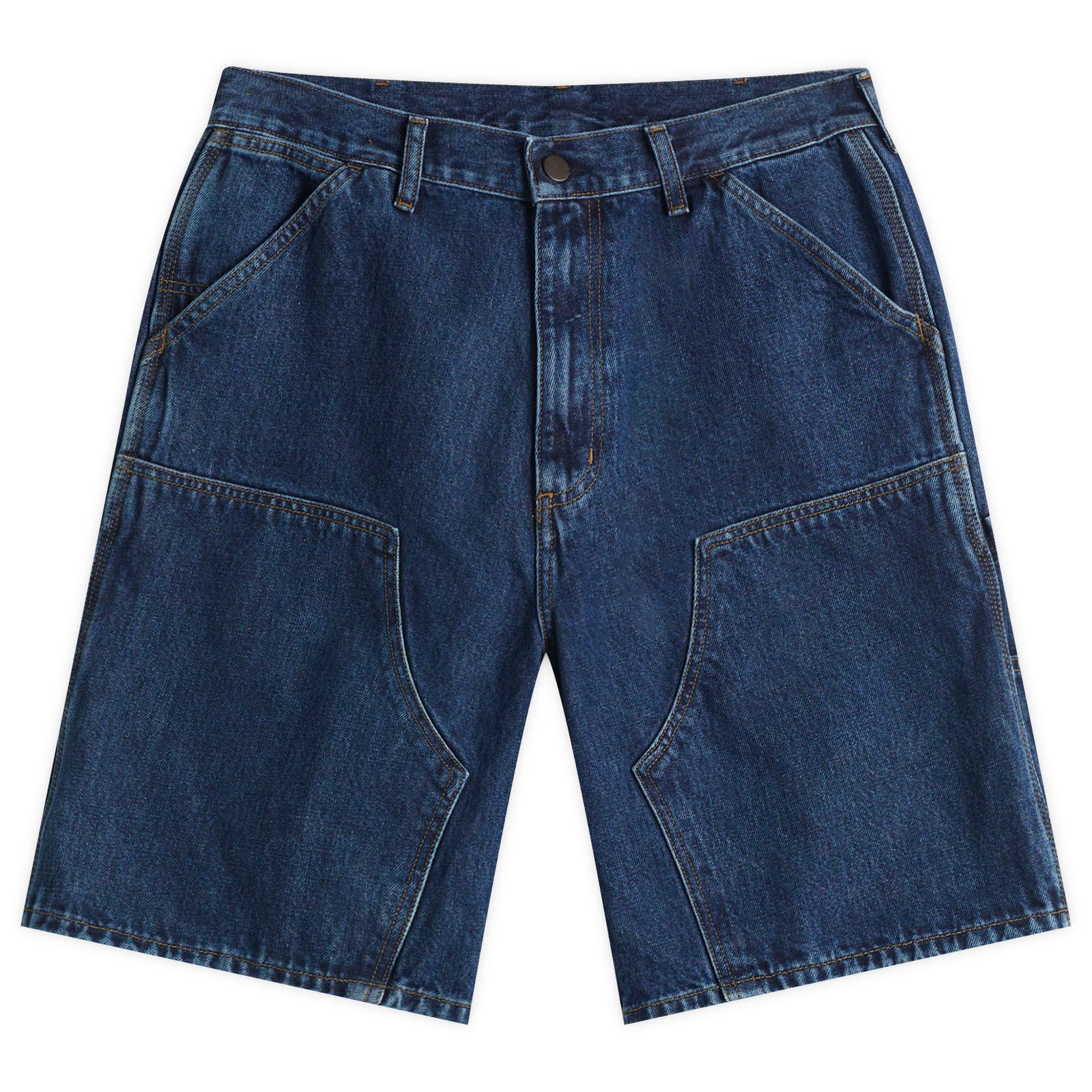 Carhartt WIP Denim Double Knee Shorts Blue Stone Washed | END. (JP)