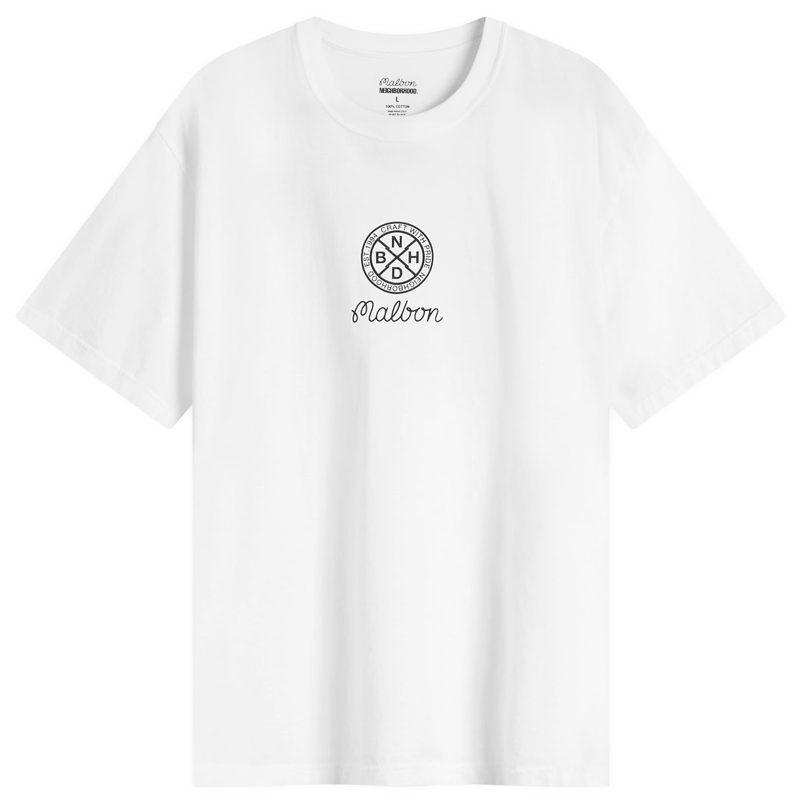 Neighborhood x Malbon Golf SS-2 T-Shirt White | END. (JP)