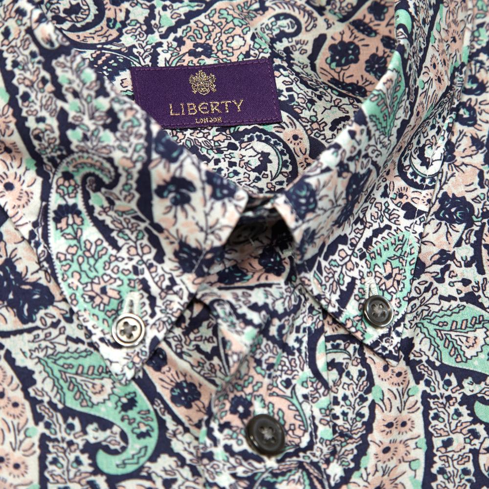 Liberty Bourton Short Sleeve Shirt Dark Pink | END. (NL)