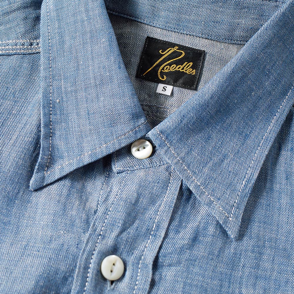 Needles Elbow Patch Work Shirt Indigo END. (US)