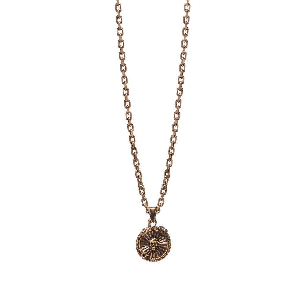 アクセサリー ALEXANDER MCQUEEN SNAKE COIN NECKLACE Alexander McQueen Snake Coin Necklace Oro | END. (AR)