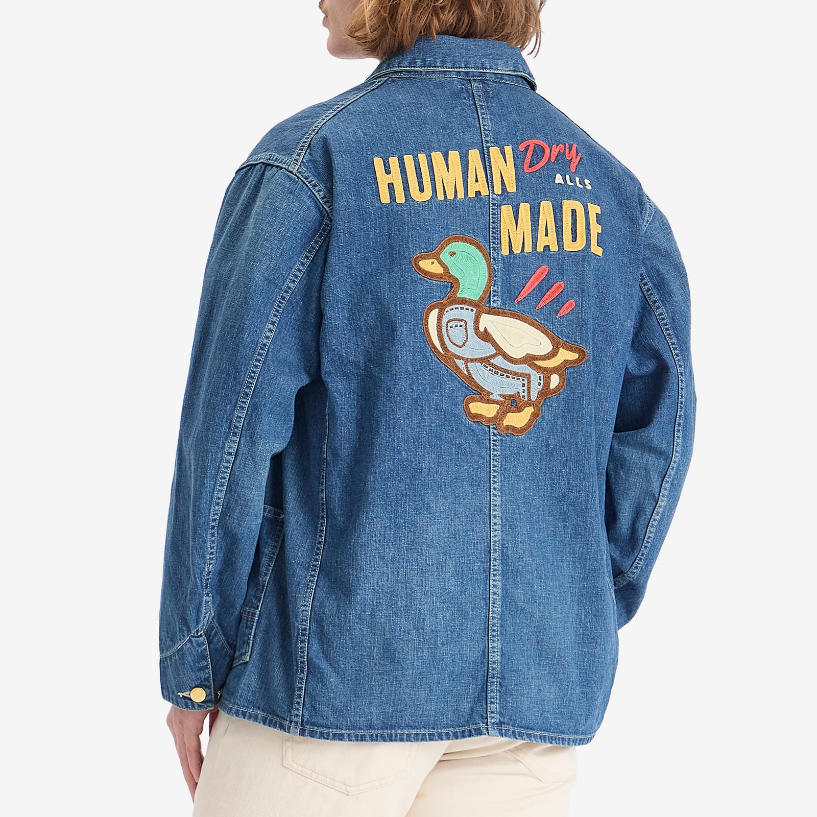 Human Made Men's Denim Future Coverall Jacket Indigo - Curated