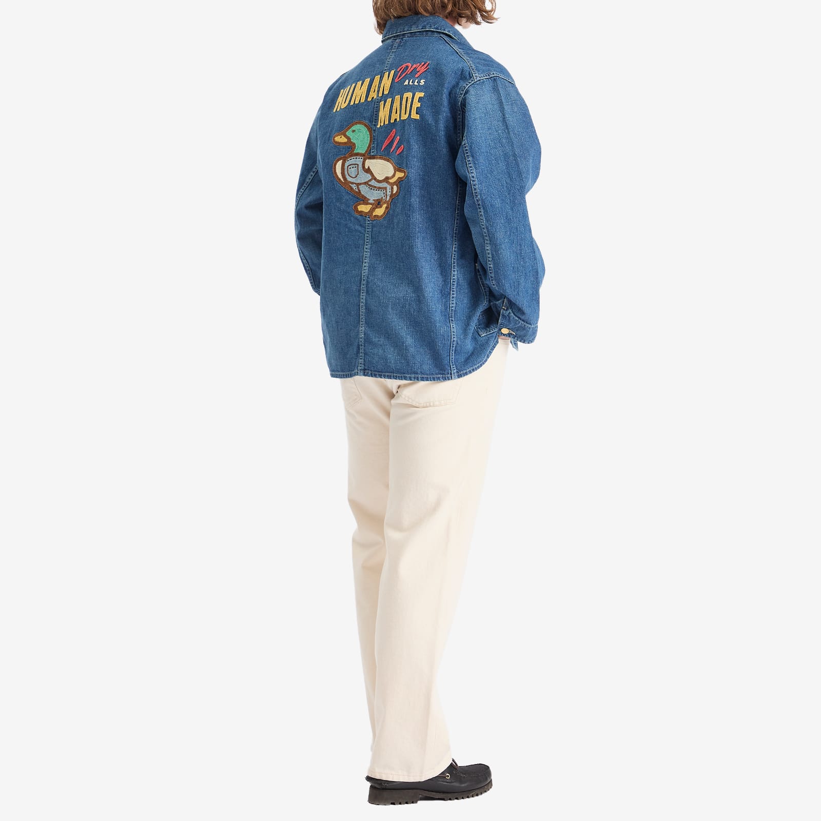 Human Made Men's Denim Future Coverall Jacket Indigo - Curated