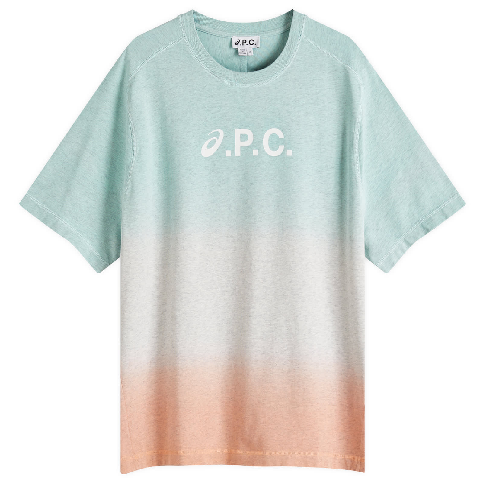 【送料関税込】A.P.C. Auguste Nature Logo T-Shirt A.P.C. Men's Auguste Nature Logo T-Shirt Heathered Grey