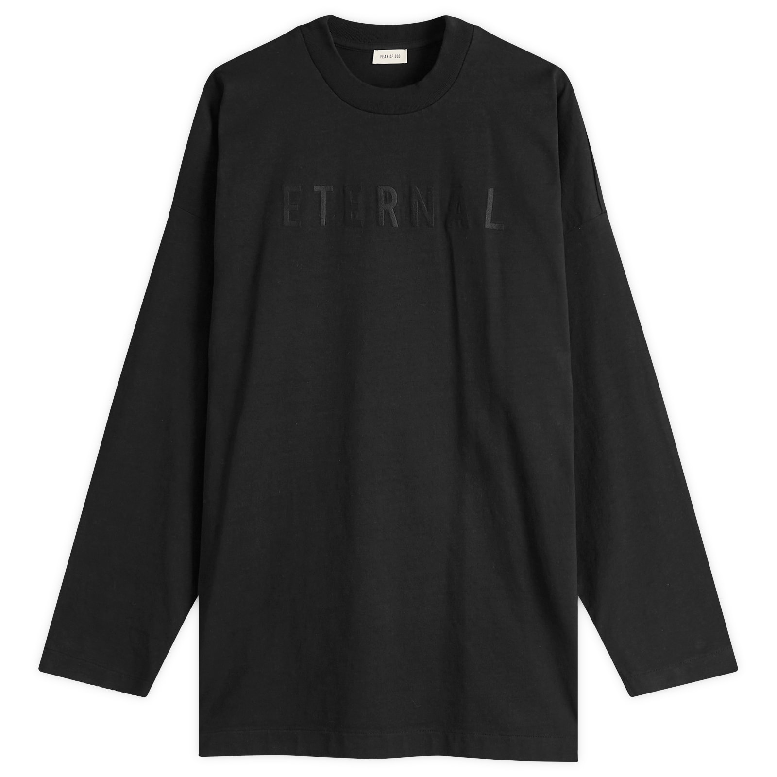 Tシャツ・カットソー FEAR OF GOD SS25 'Eternal' T-shirt (FGE2505111HWJ BLACK) Eternal Jersey Tee in Black | Fear of God ETERNAL Collection