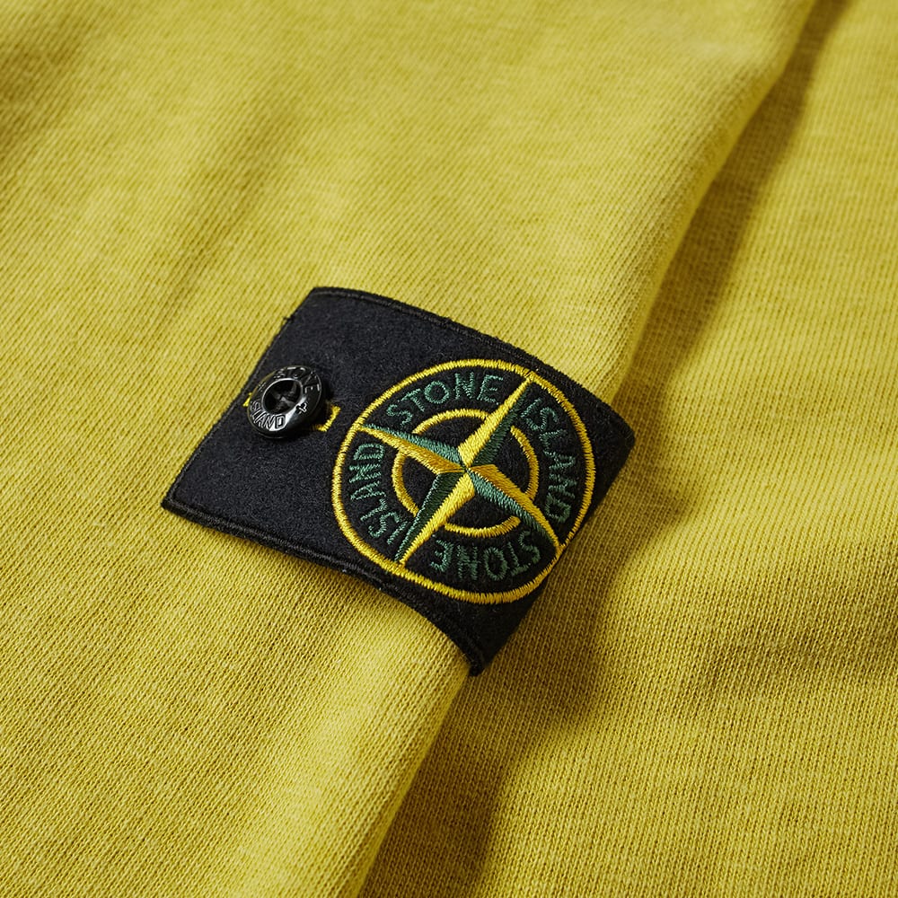 Stone Island Malfile Fleece Old Effect Crew Sweat Mustard | END.