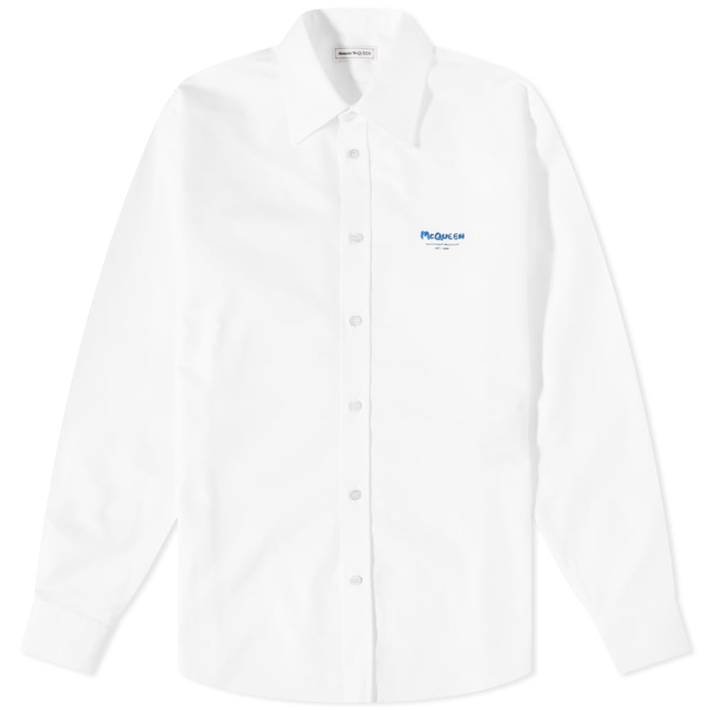 Alexander McQueen Logo Poplin Shirt 