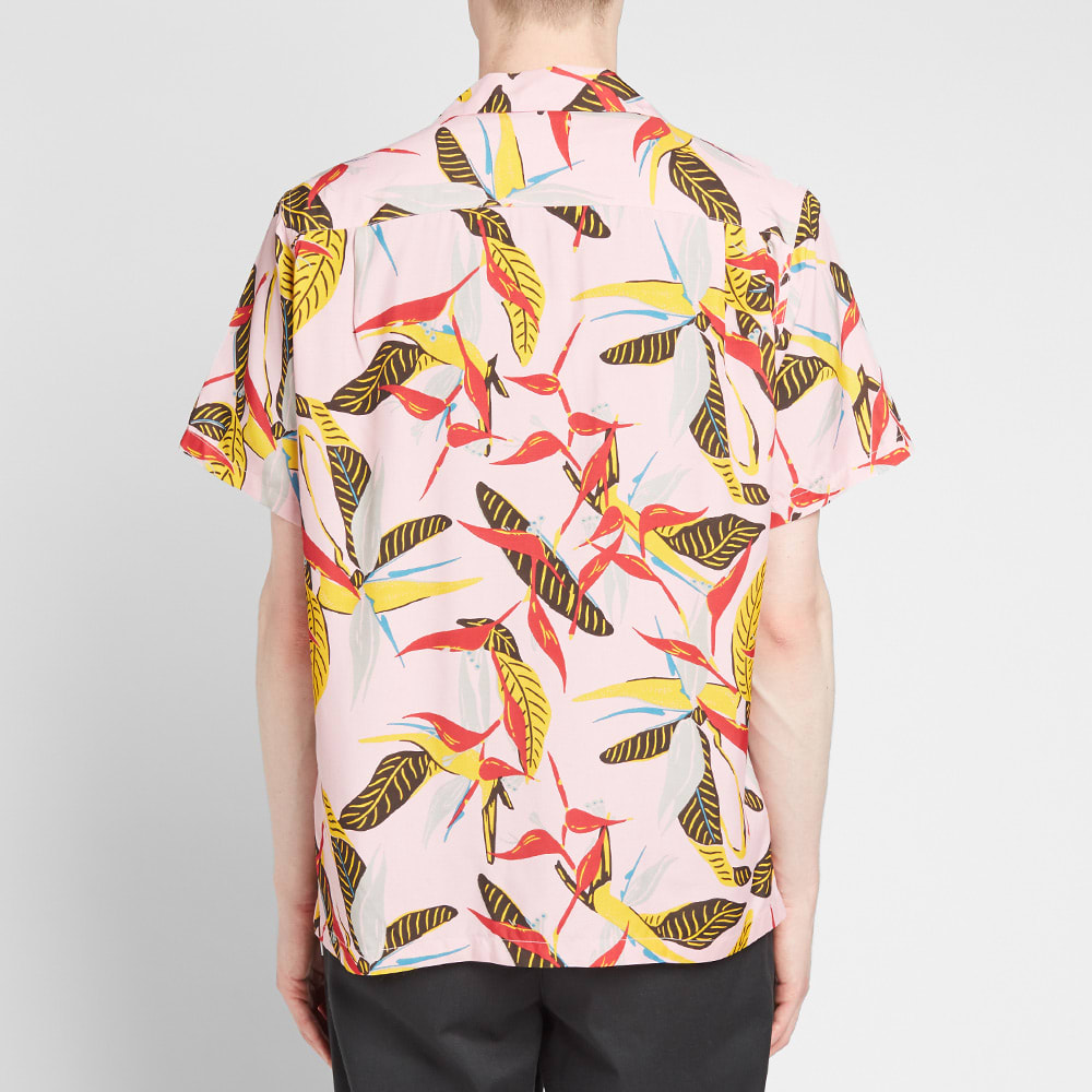 Wacko Maria Short Sleeve Hawaiian Shirt Pink | END. (US)